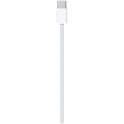 Apple USB-C Gewoven Kabel Wit - Voorkant