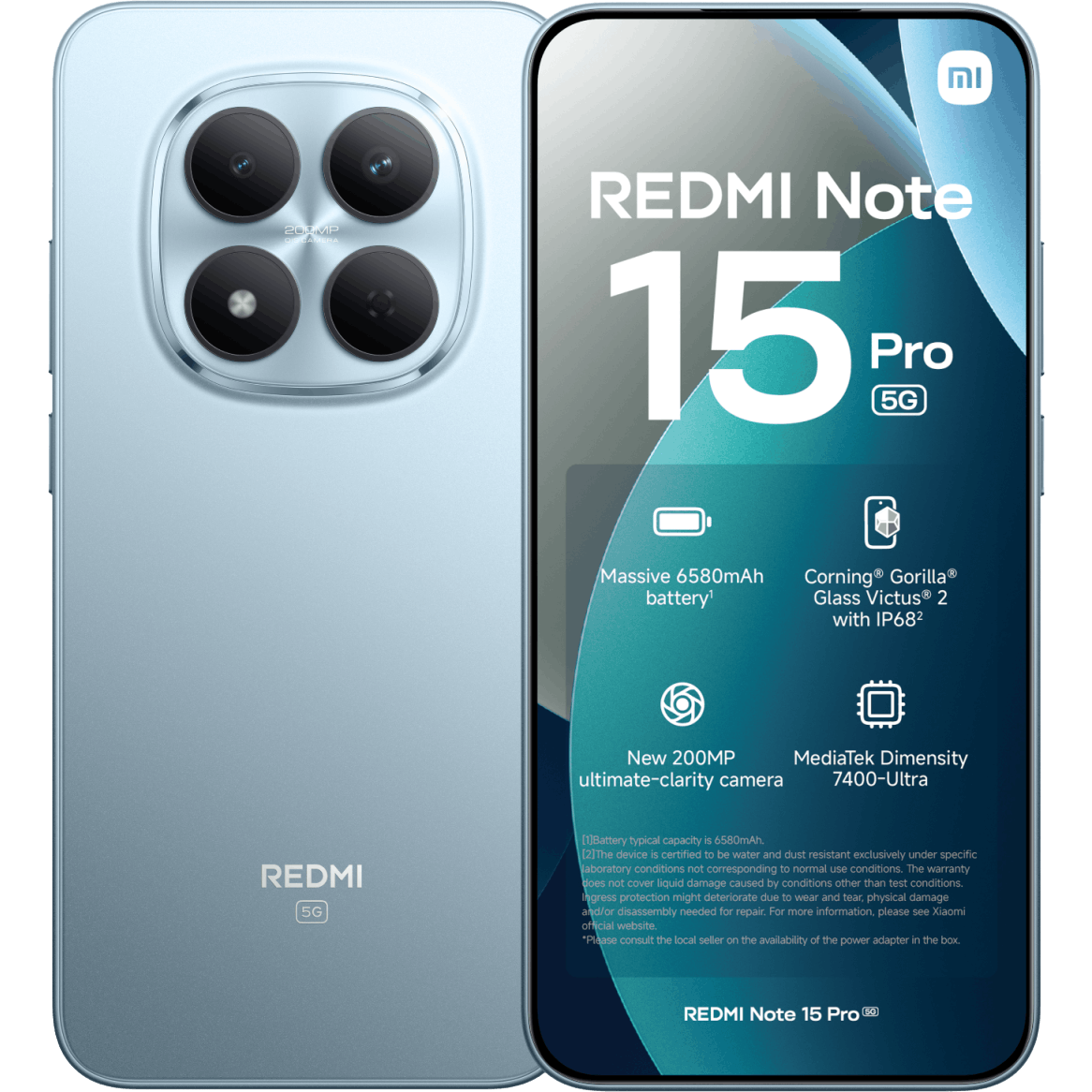 Xiaomi Redmi Note 15 Pro 5G Glacier Blue