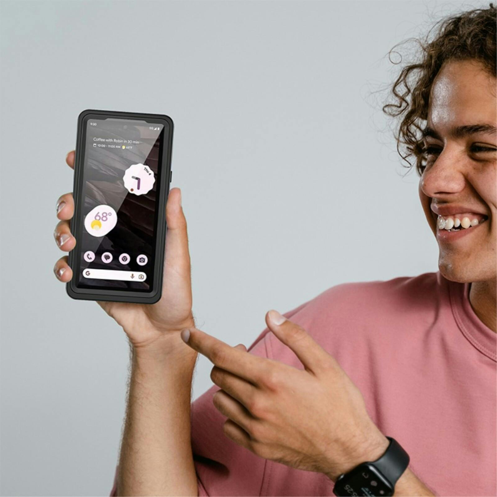 REDPEPPER Google Pixel 7a FS Series Waterproof Hoesje Zwart