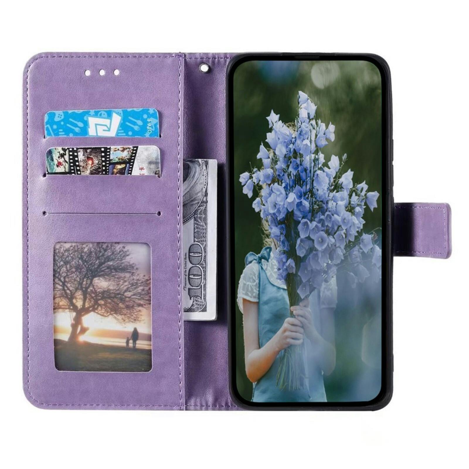 Comfycase Samsung Galaxy A37 Mandala Wallet Paars