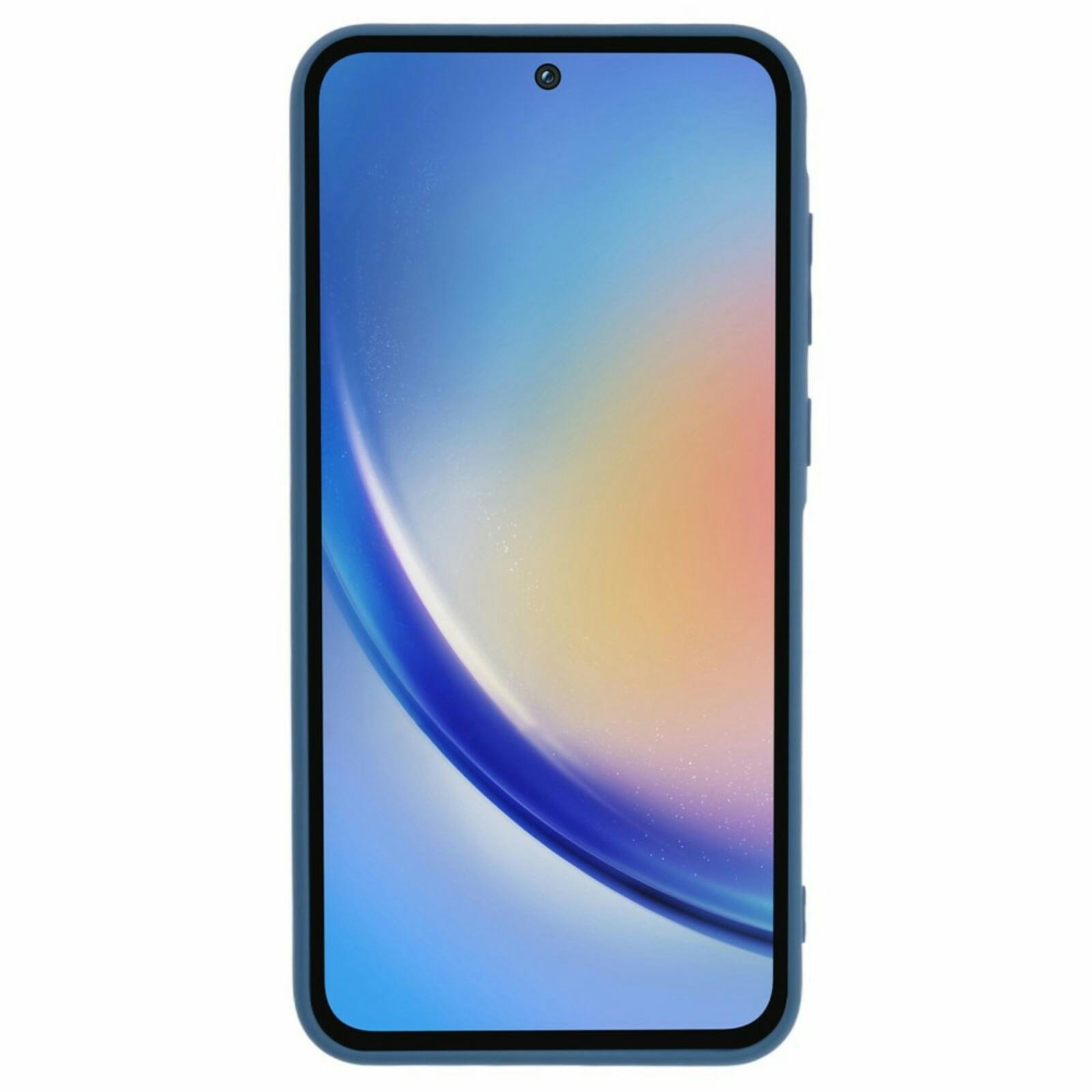Mocaa Samsung Galaxy A55 Hoesje Blauw