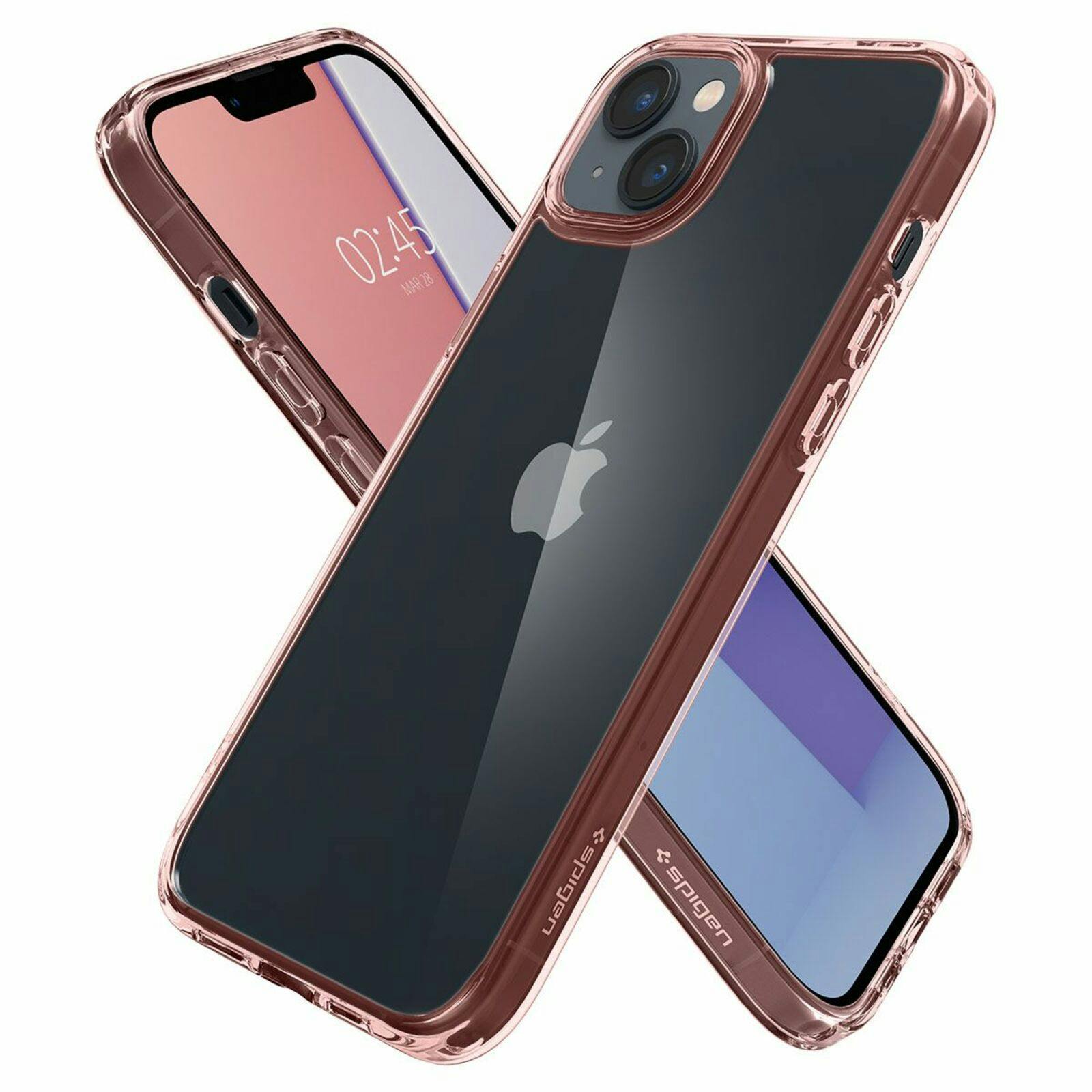 Spigen iPhone 14 Doorzichtig Hard Hoesje Roze