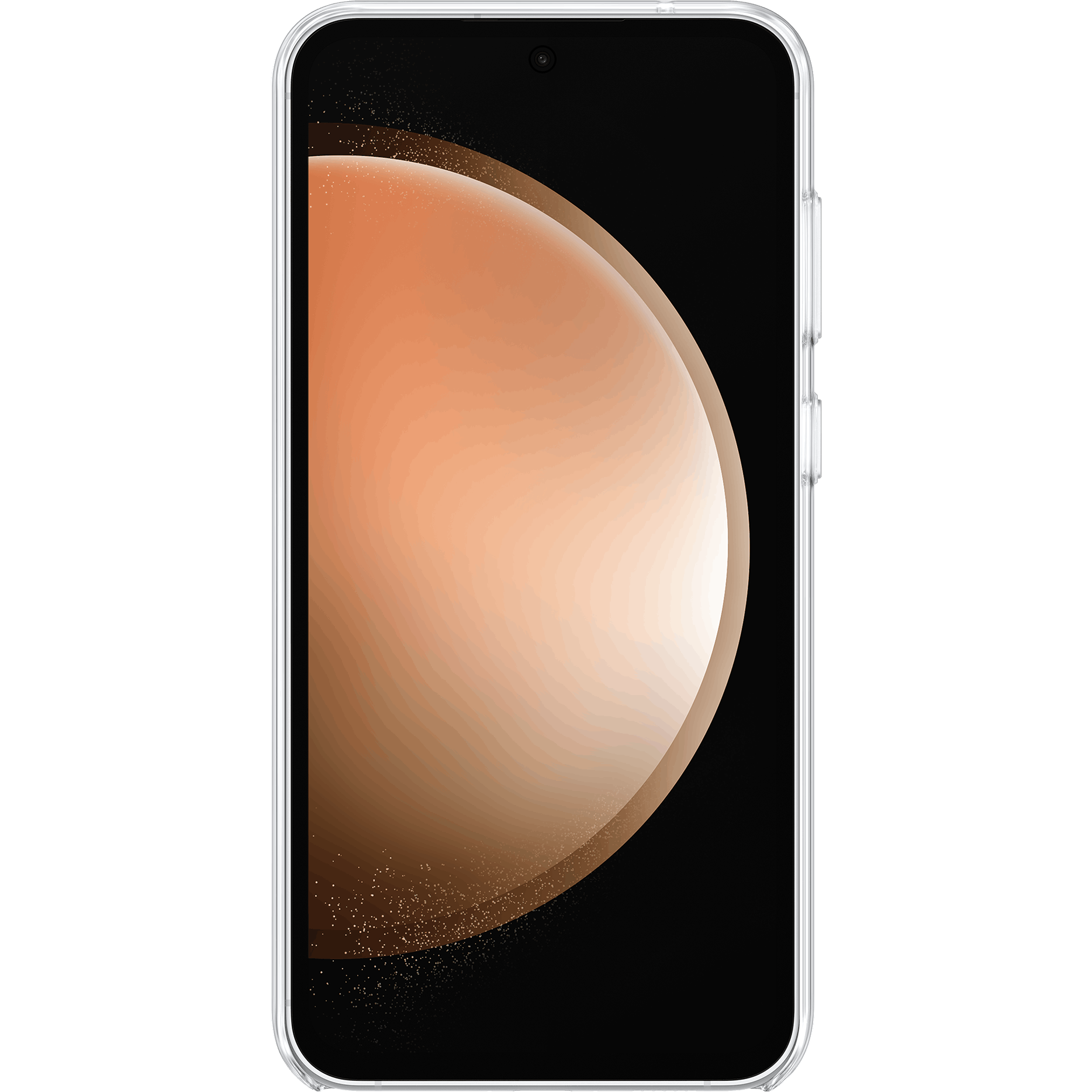 Samsung Galaxy S23 FE Doorzichtig Gadget Hoesje Transparant - Voorkant