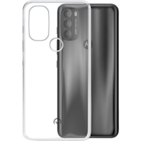 Mobilize Motorola Moto G71 5G Siliconen (TPU) Hoesje Transparant - Achterkant