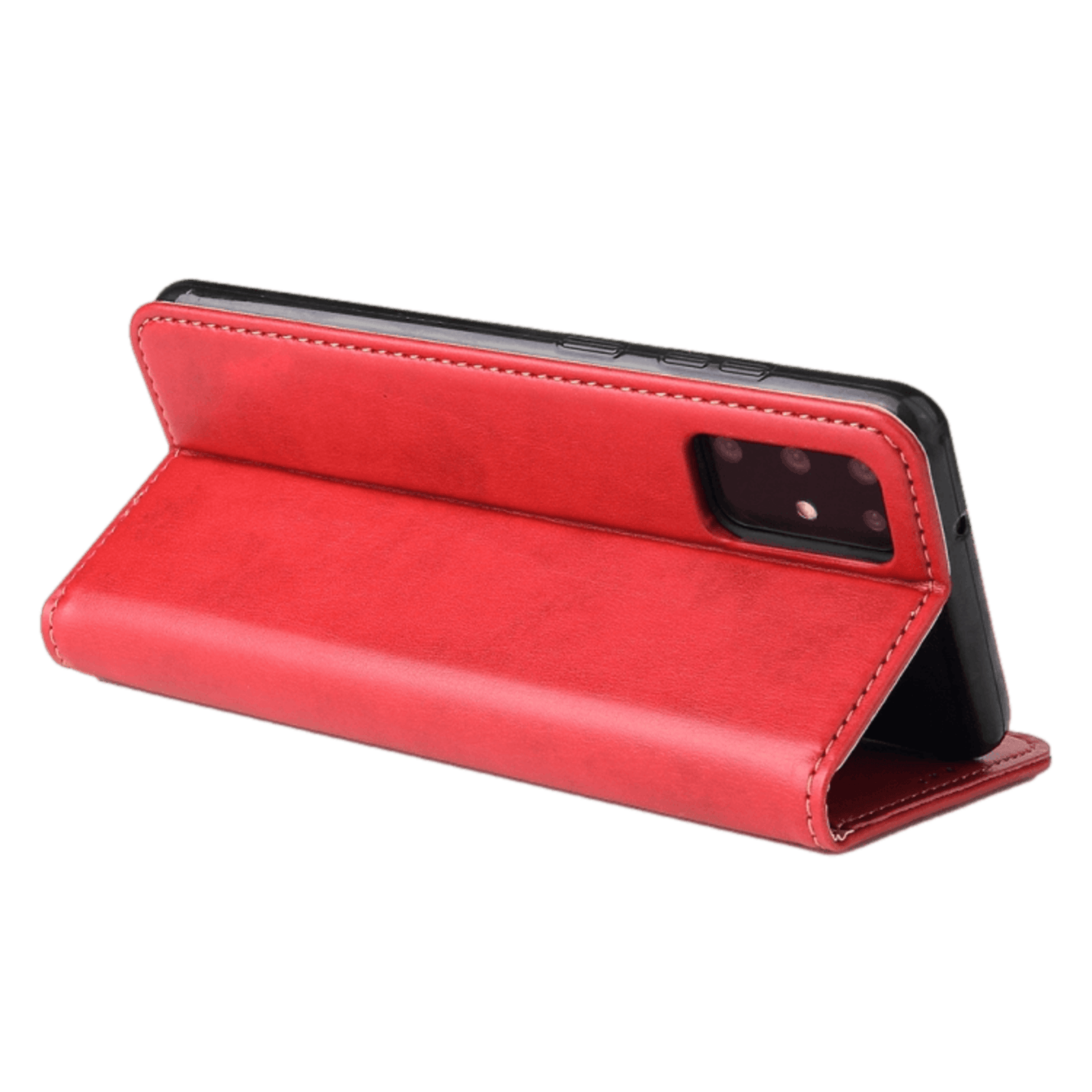Fierre Shann Samsung Galaxy S20 Slim Wallet Hoesje Rood