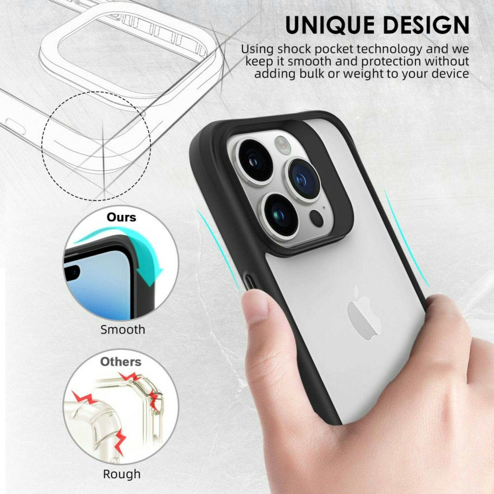 CaseBody iPhone 16 Pro Combat X Beschermhoesje Zwart