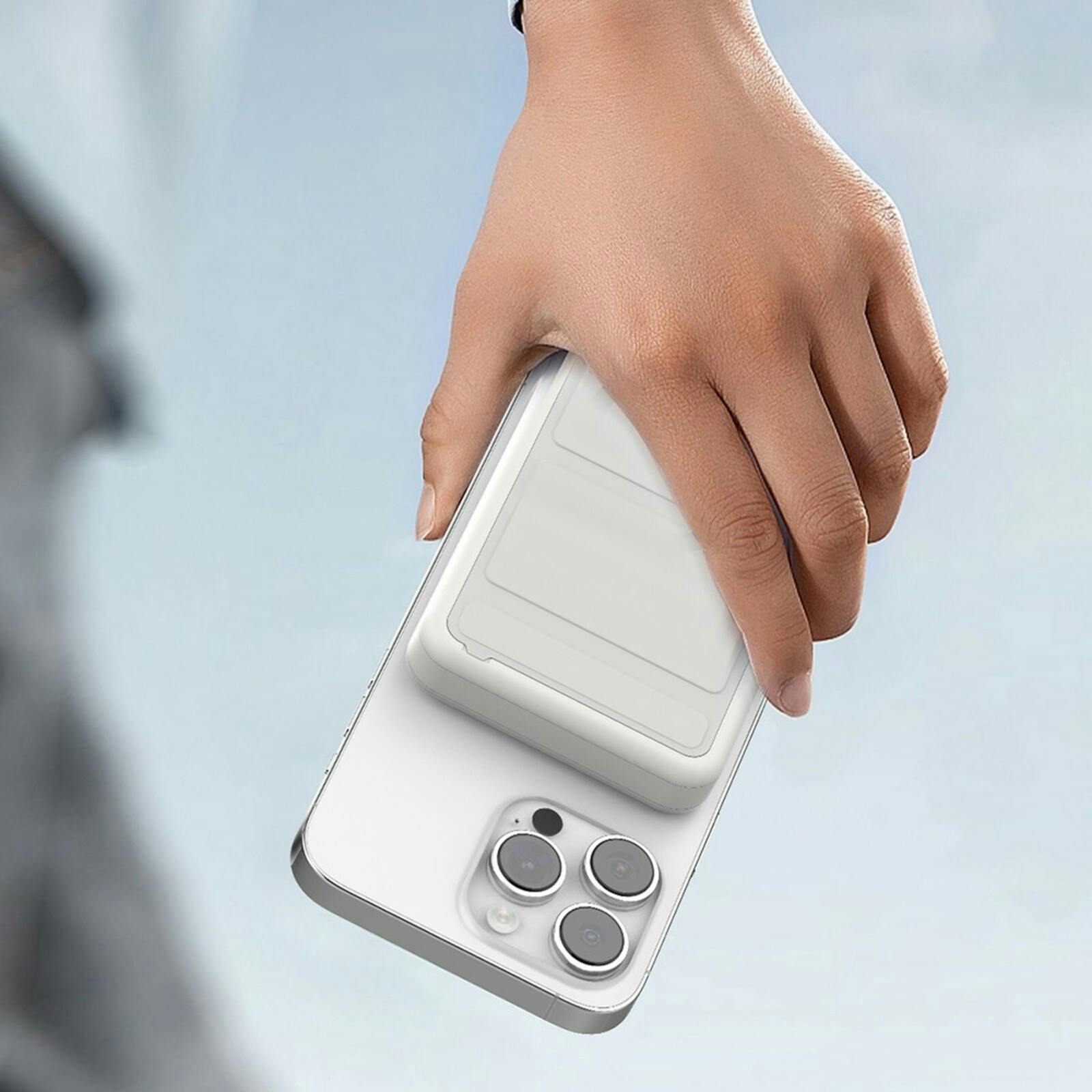 Benwis Slick 22.5W 10.000mAh MagSafe Powerbank Wit 10.000 mAh