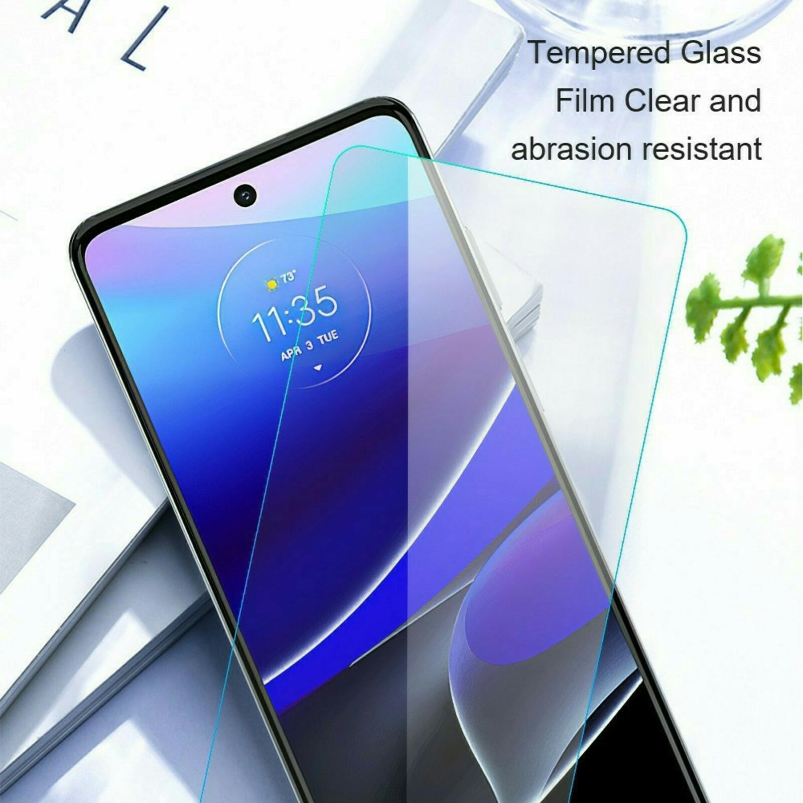 Amorus Motorola Moto G67 Screenprotector Gehard Glas Transparant