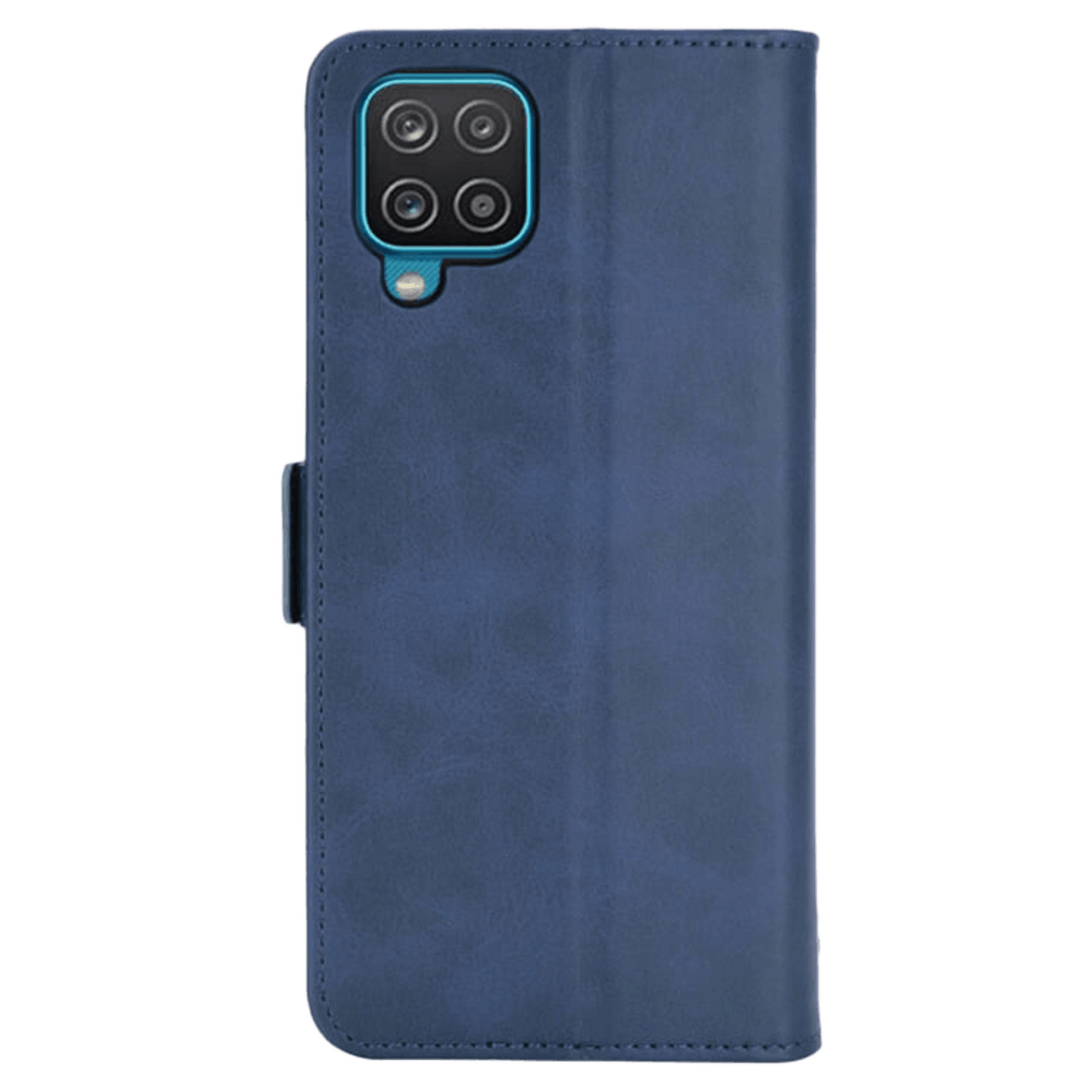 Comfycase Samsung Galaxy A12 Bookcase Beschermhoesje Blauw