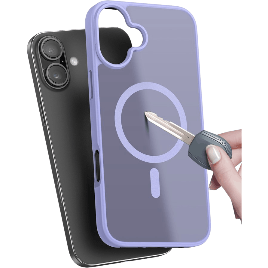 DUX DUCIS iPhone 16 Plus Mat MagSafe Hoesje Paars