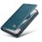 Caseme iPhone 13 Pro Retro Portemonnee Hoesje Blauw