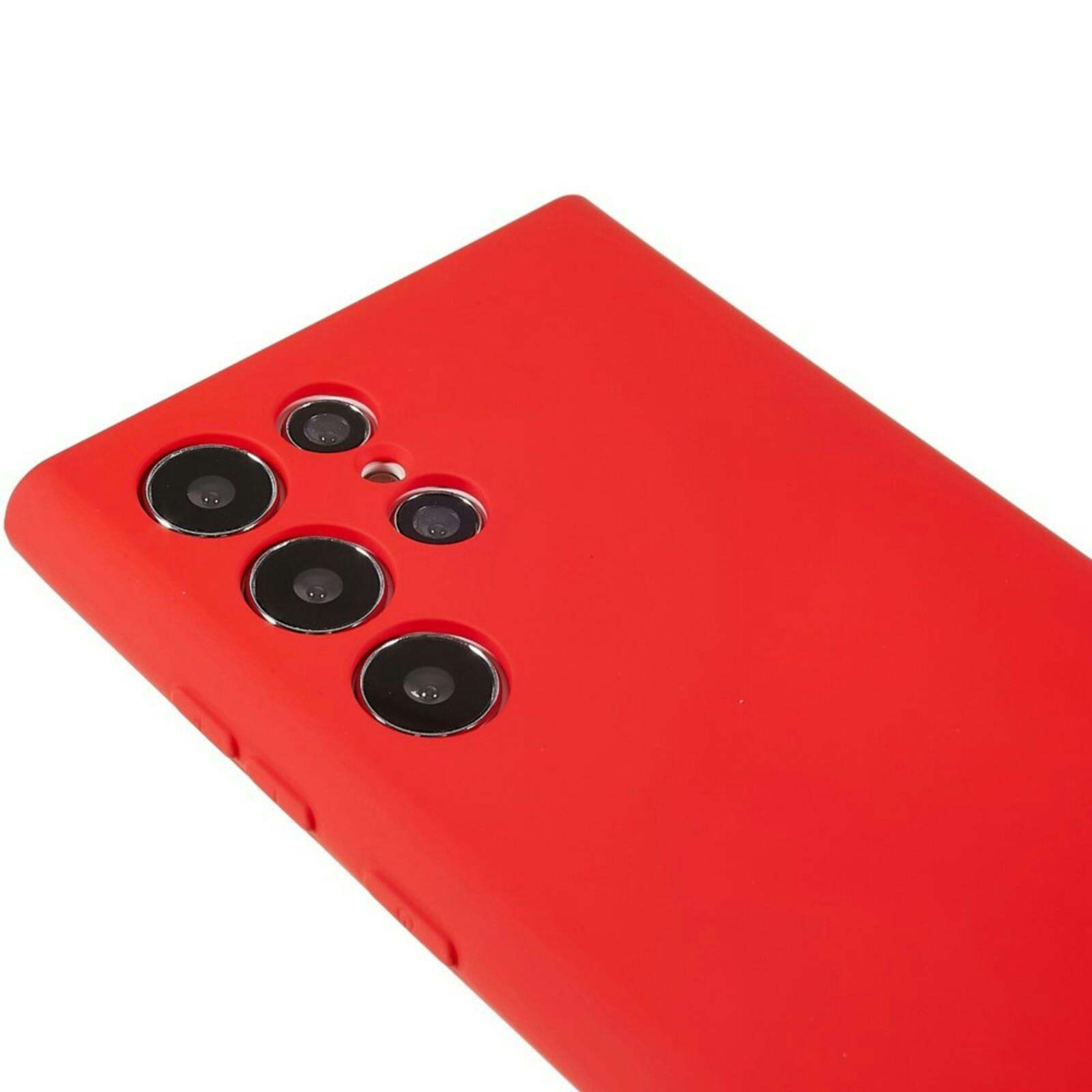 Mocaa Samsung Galaxy S24 Ultra Hoesje Rood