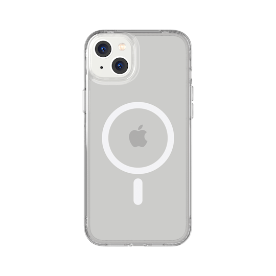 Tech21 iPhone 14 Plus Evo Clear MagSafe Hoesje Transparant - Voorkant