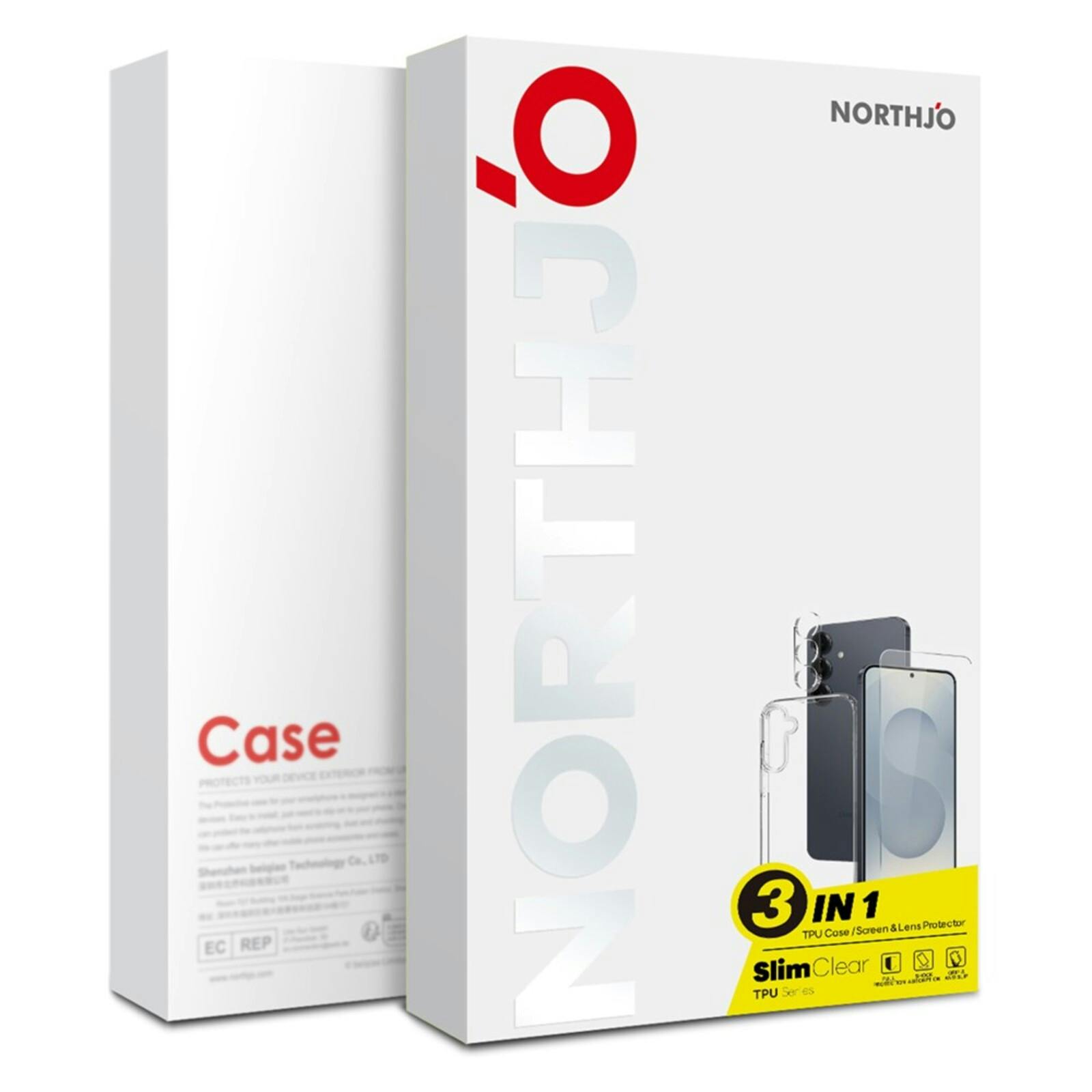 Northjo Samsung Galaxy A27 All-in-One Protection Pack Transparant