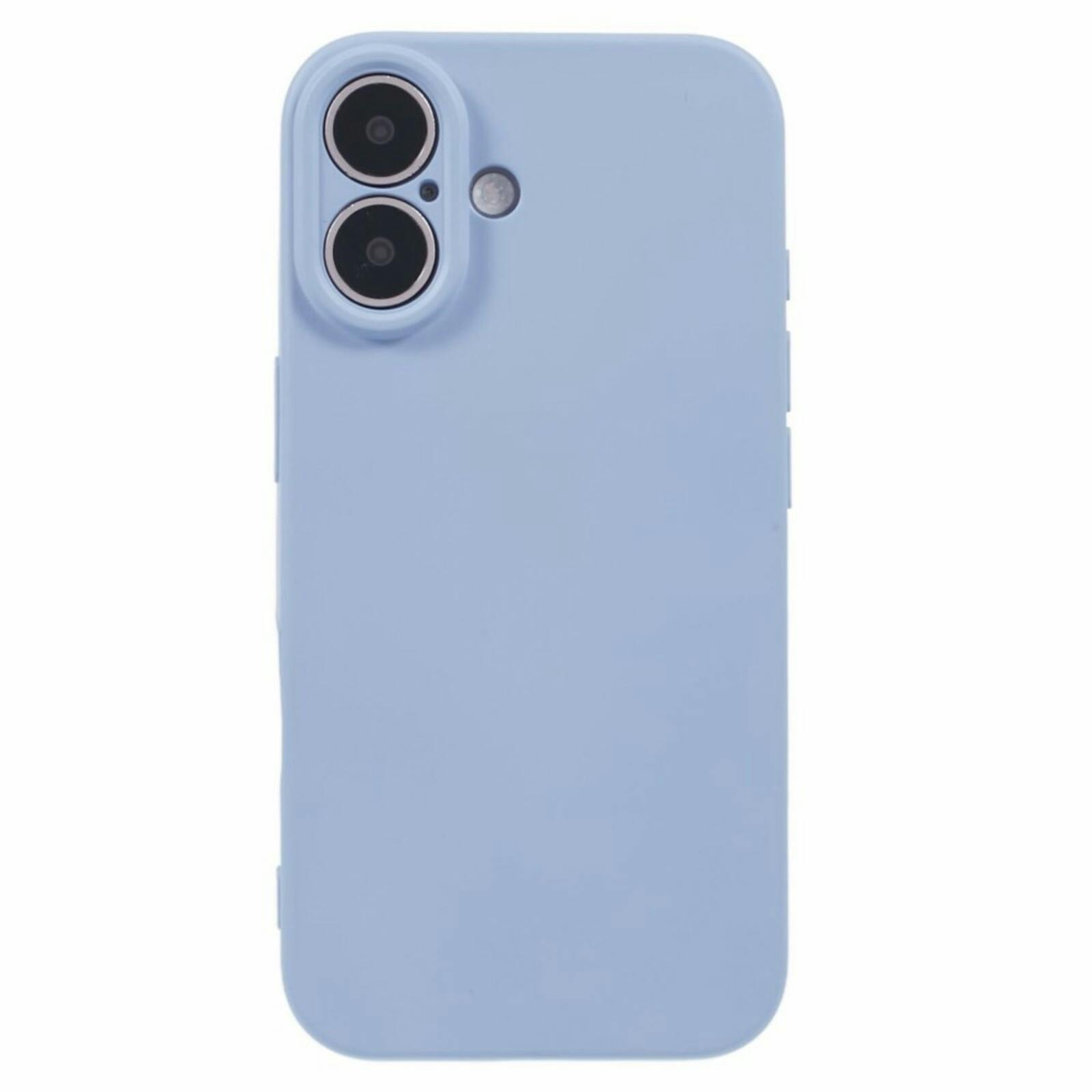 Mocaa Apple iPhone 16 Plus Lens Protection Hoesje Blauwgrijs