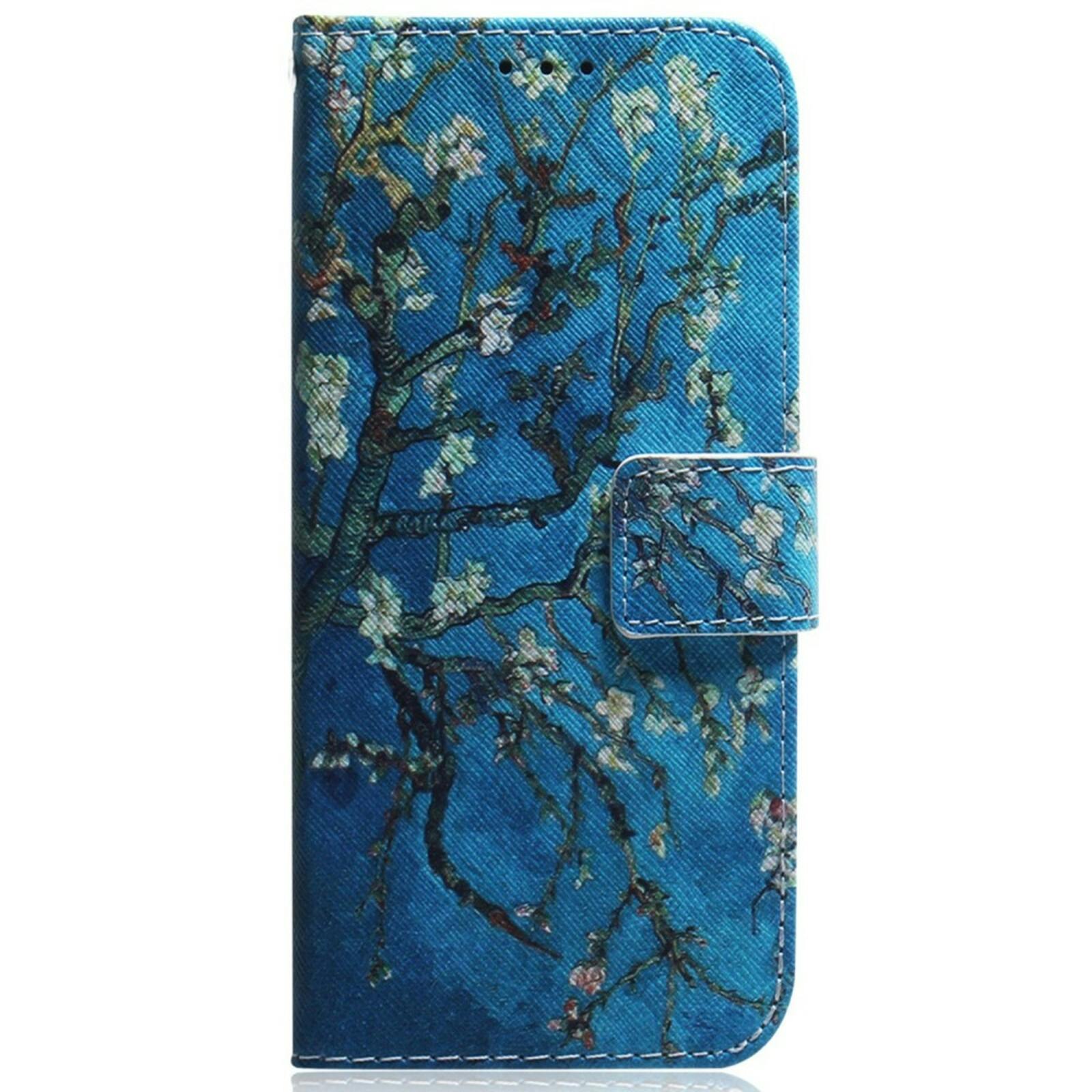 Comfycase Samsung Galaxy S24 FE Van Goghs Portemonnee Hoesje Bloesem