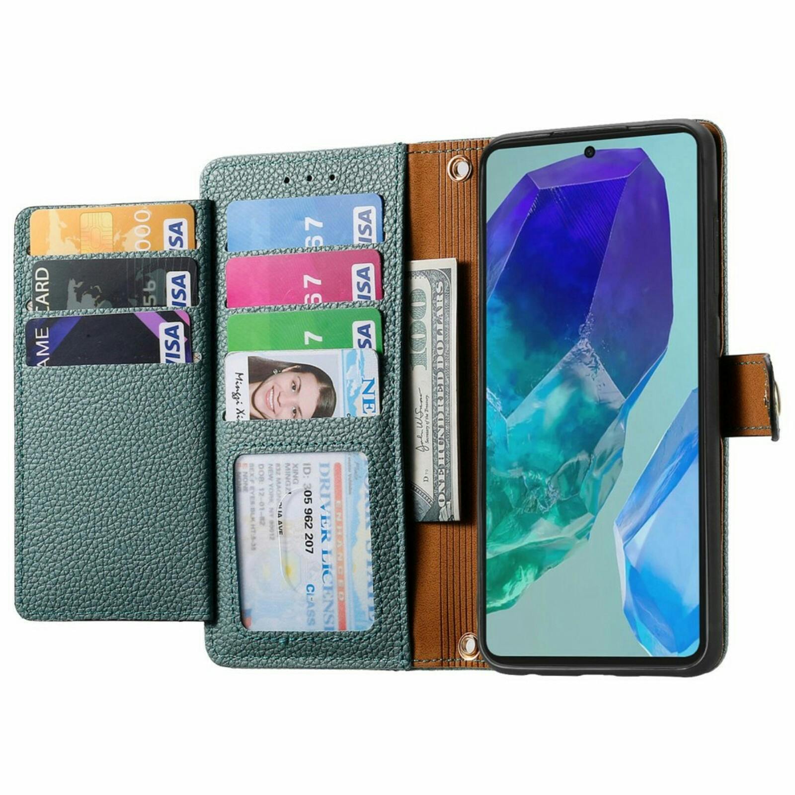 Mocaa Samsung Galaxy A16 Love Heart Wallet Hoesje Groen