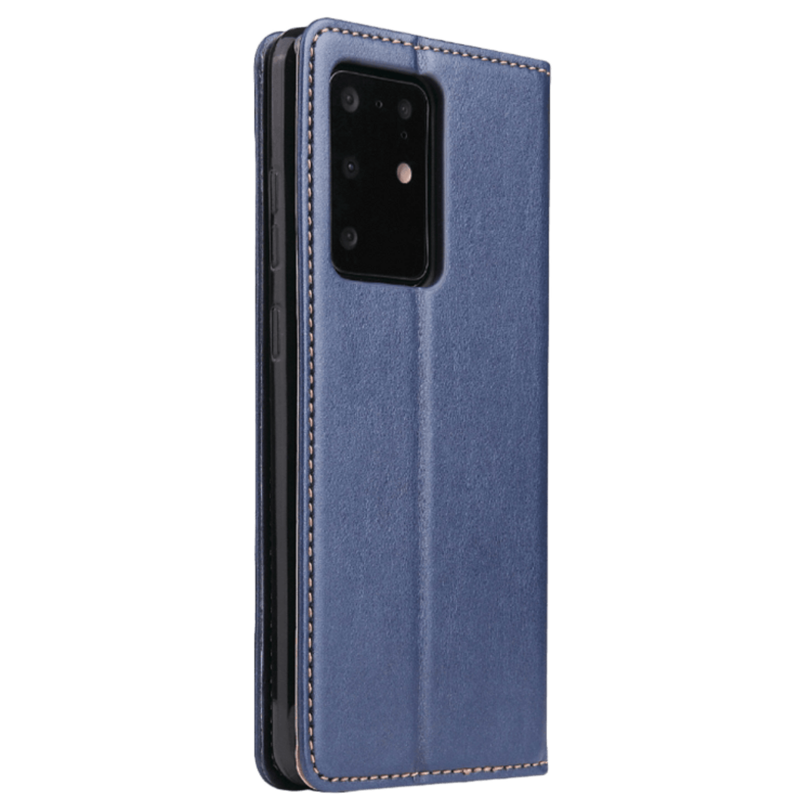 Fierre Shann Samsung Galaxy S20 Ultra Slim Wallet Hoesje Blauw