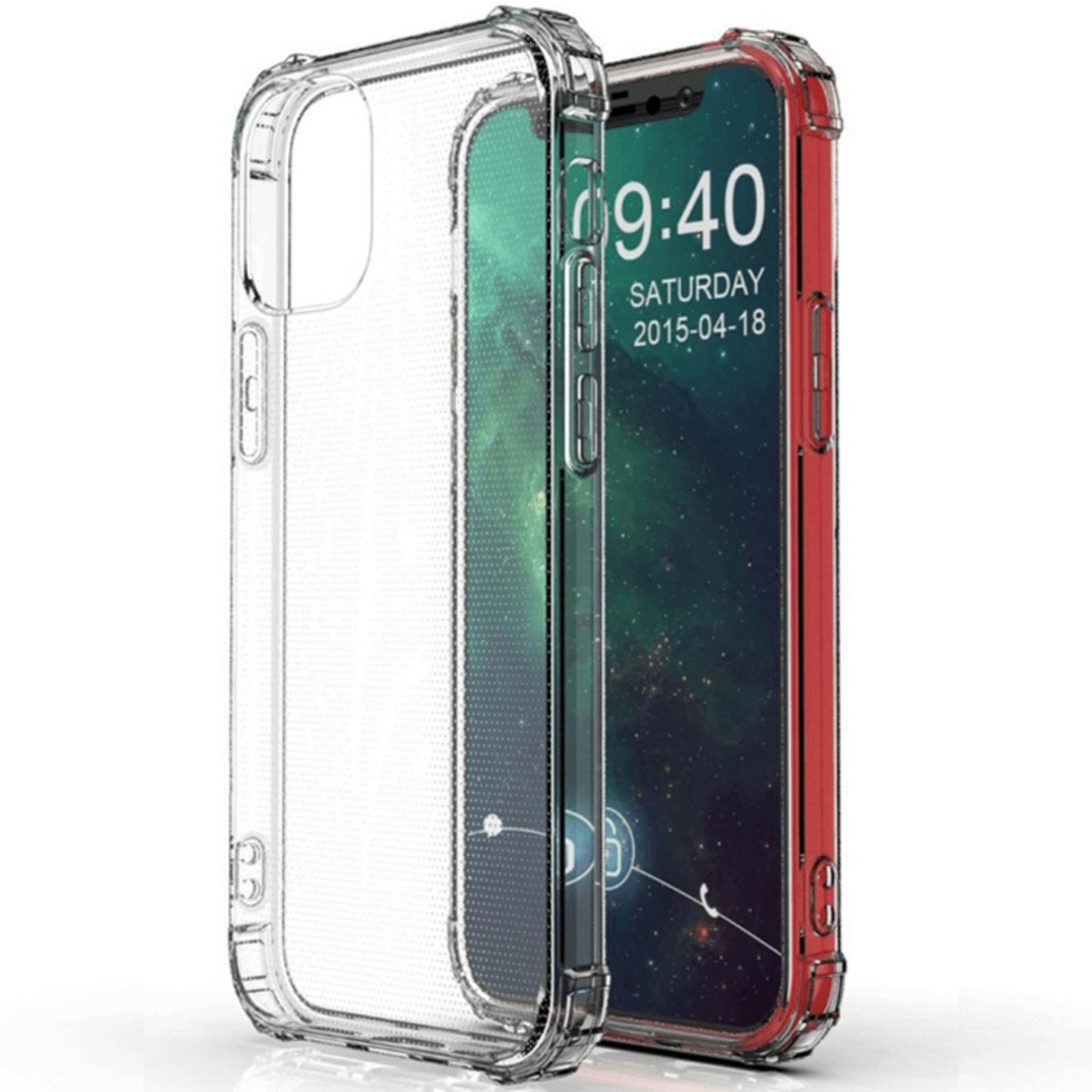 CaseBody iPhone 12 Pro Max ShockProof Hoesje Transparant