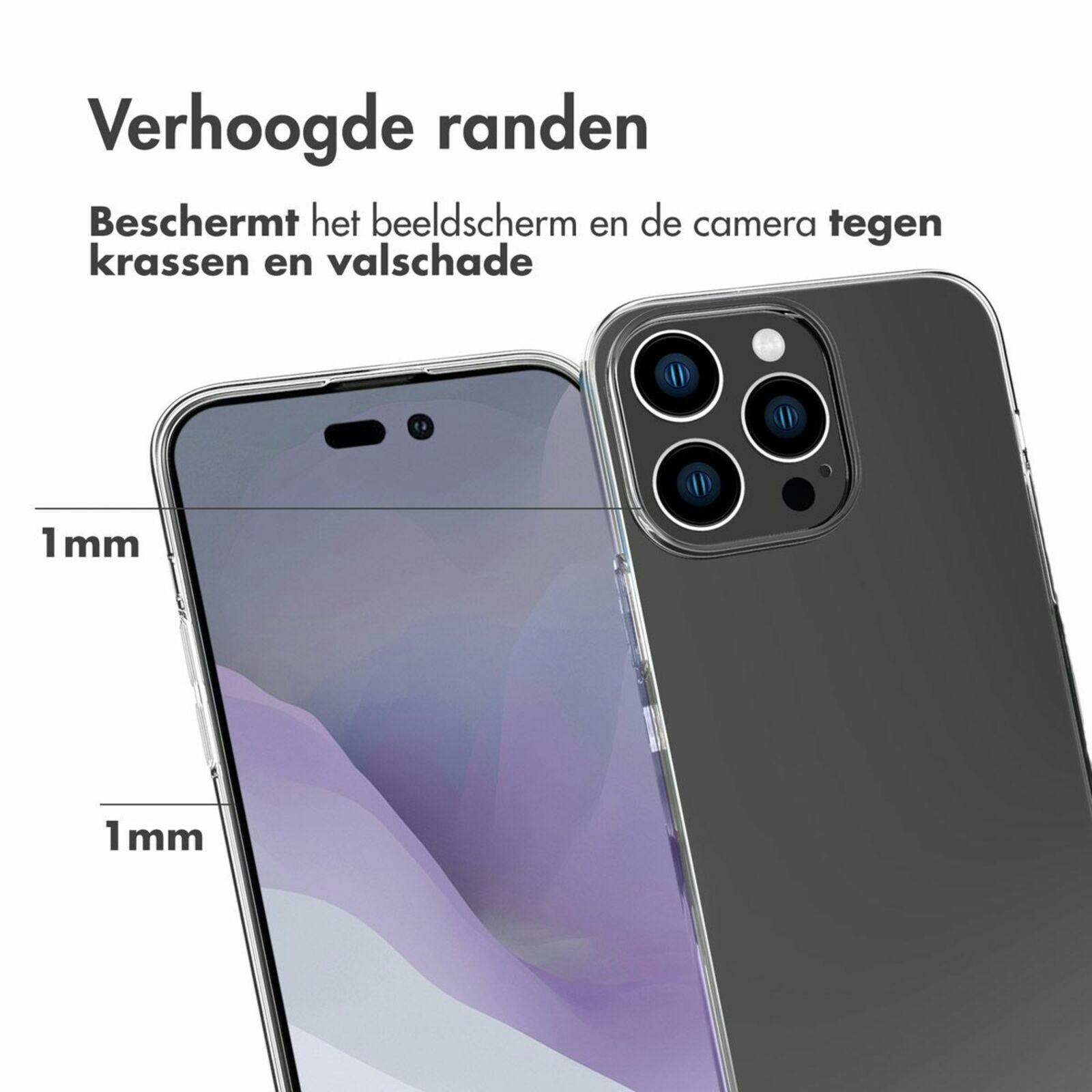 Kees iPhone 14 Pro Max Telefoonhoesje Transparant