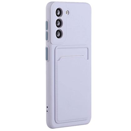 CaseBody Samsung Galaxy A14 Telefoonhoesje met Kaarthouder Paars