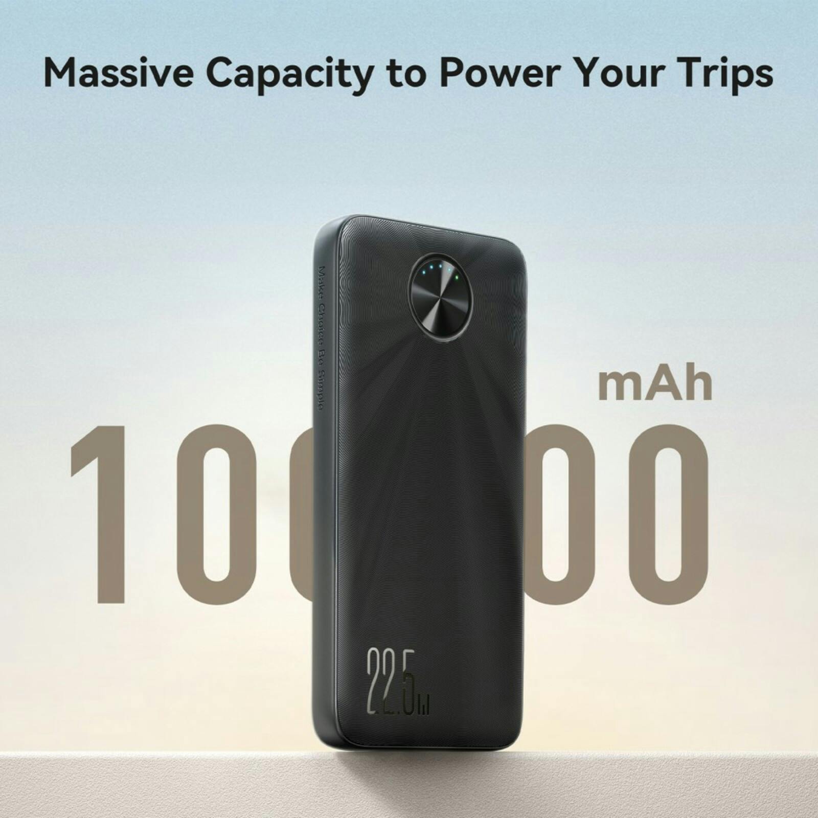 Joyroom 10.000mAh 22.5W PD Fast Charging Powerbank Zwart 10.000 mAh