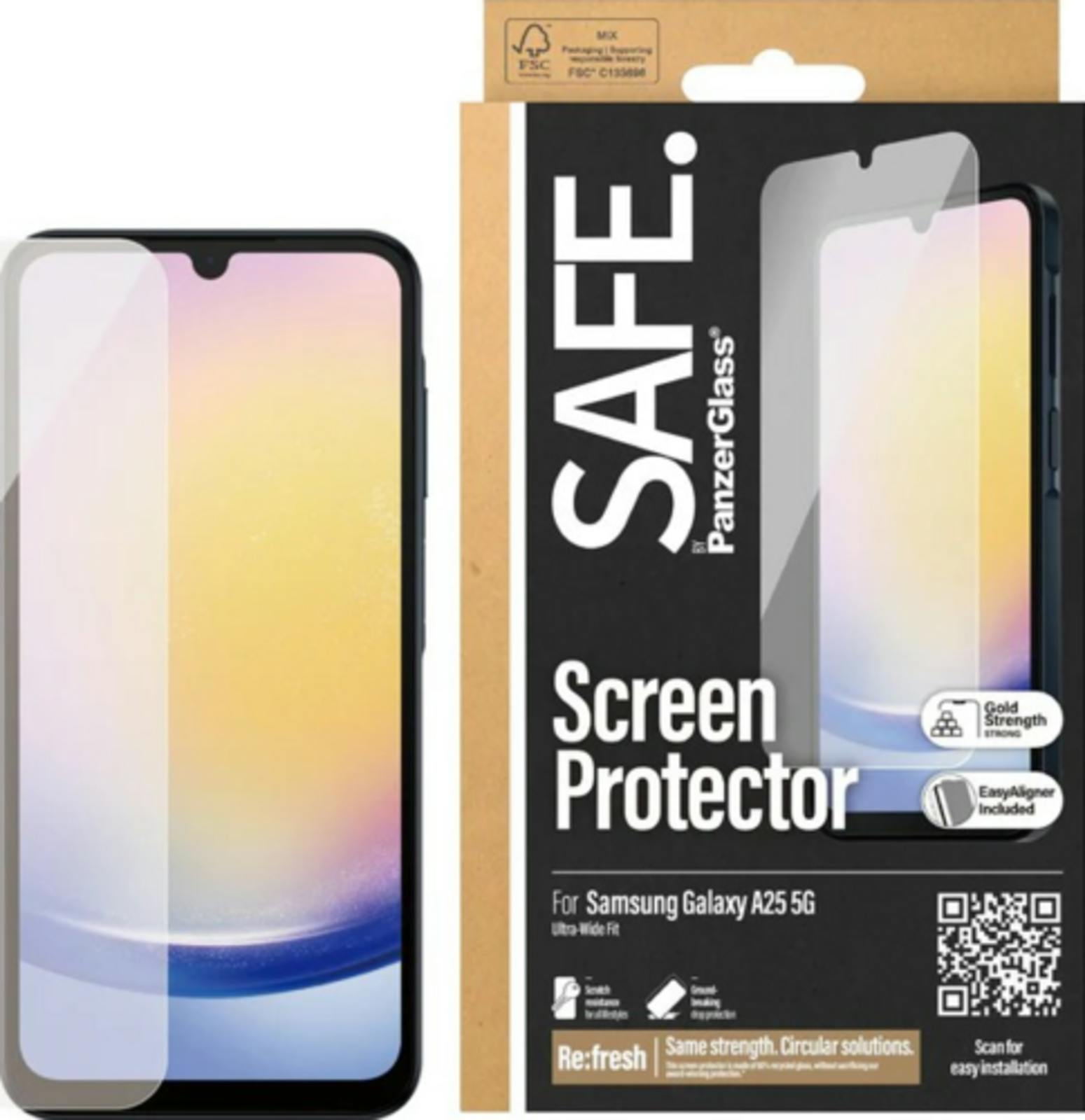 PanzerGlass SAFE Samsung Galaxy A26 Glazen Screenprotector