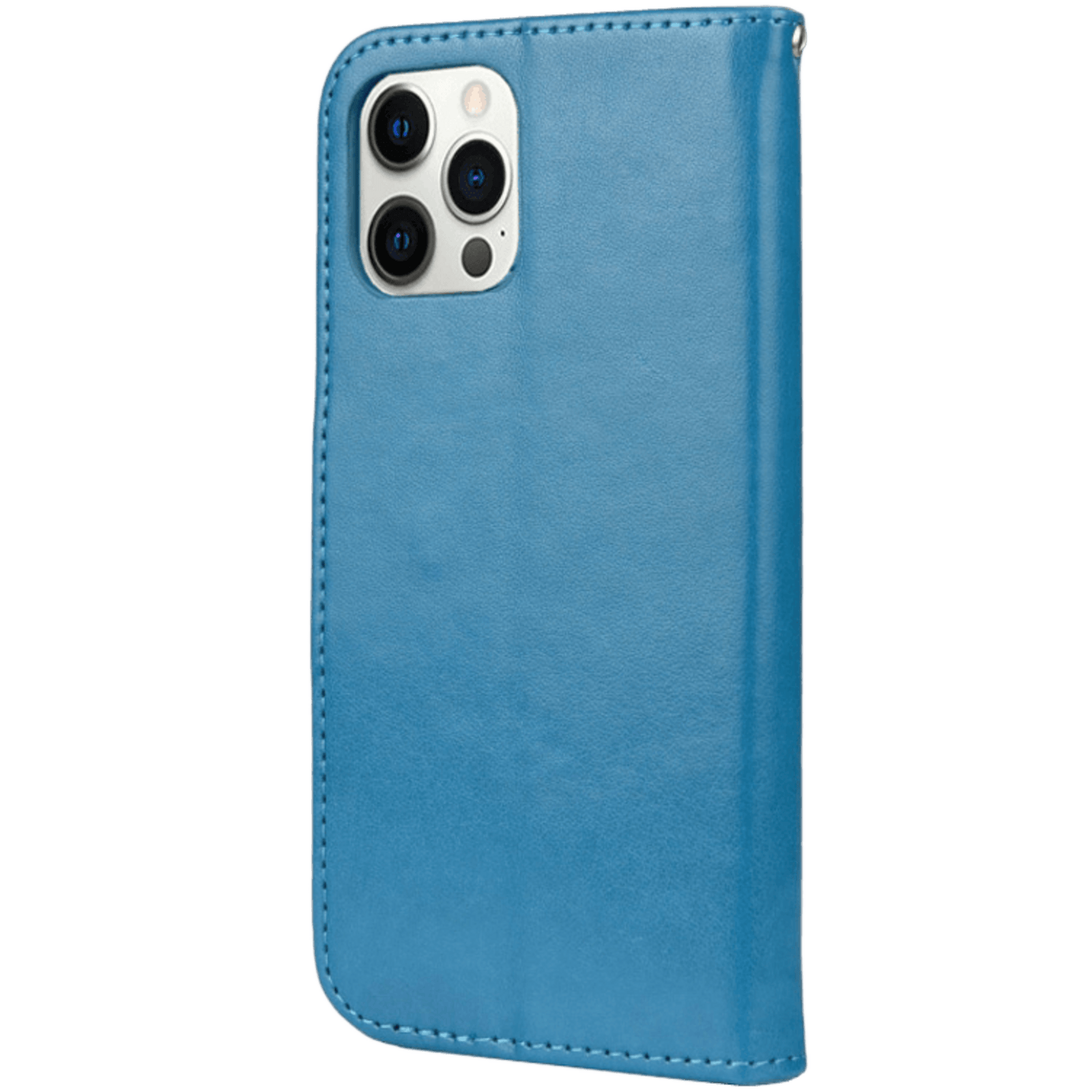 Mocaa iPhone 12 Pro Max Booklet Hoesje Blauw