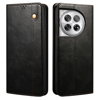 CaseBody OnePlus 12 Retro Bookcase Zwart