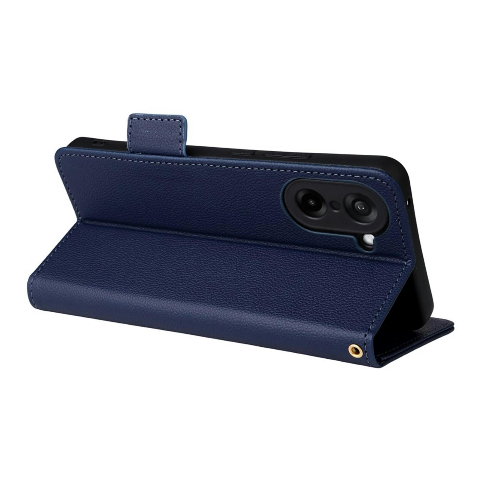 Comfycase OnePlus Nord CE5 Book Case met Koord Donkerblauw