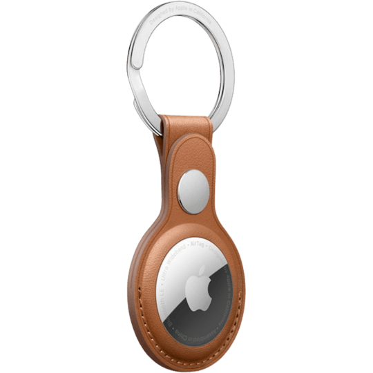 Apple AirTag Key Ring Leren Bruin