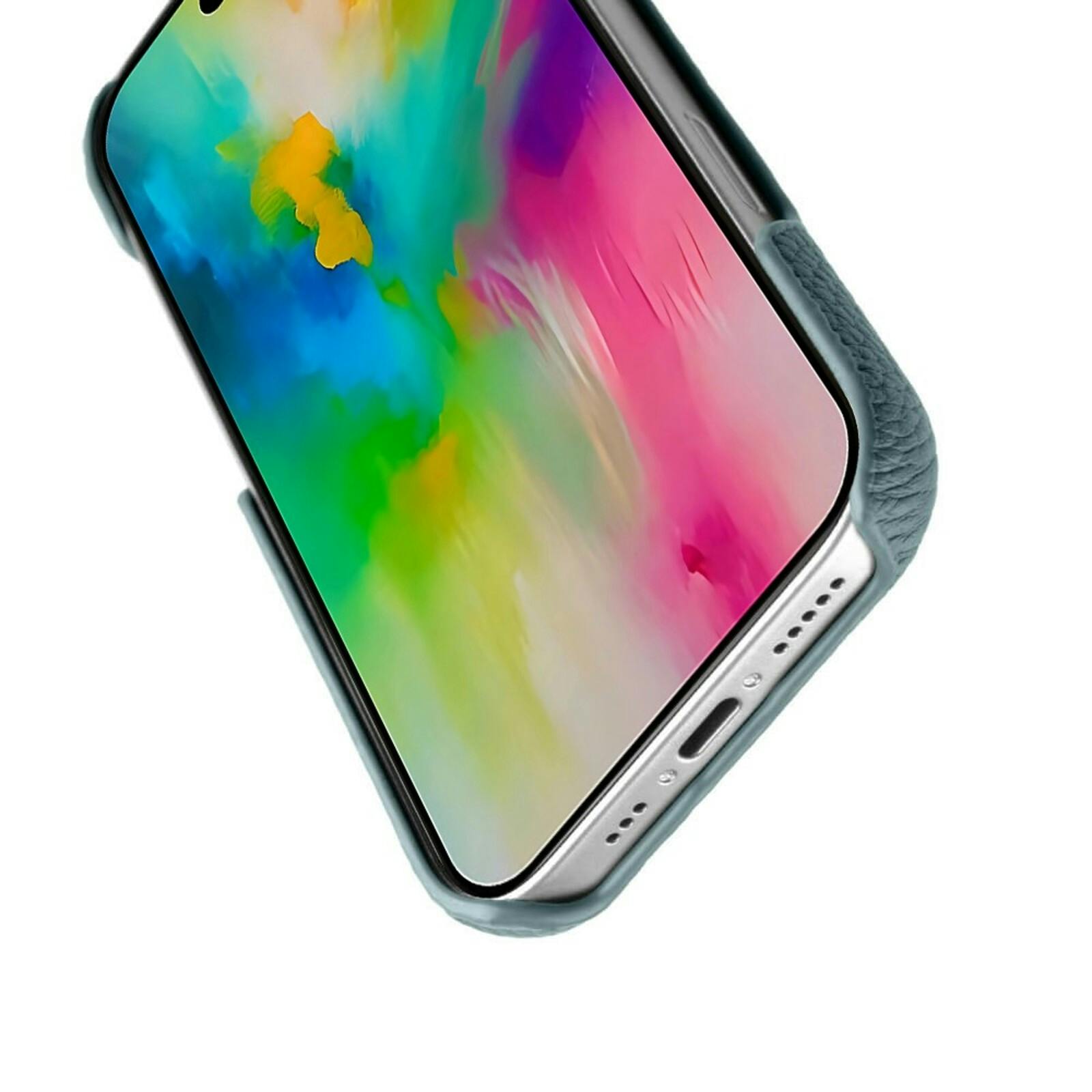 Melkco Apple iPhone 16 Pro Leather MagSafe Cover Blauw