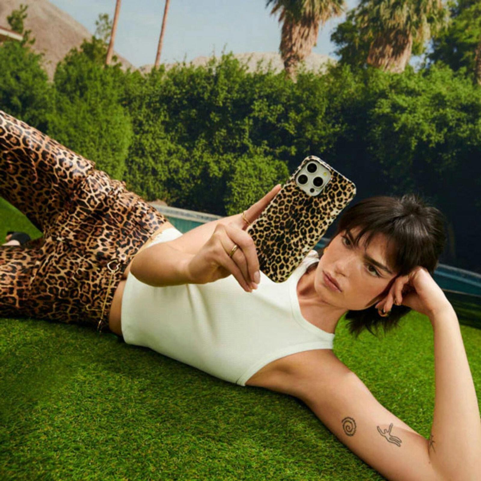 Burga Samsung Galaxy S25 Fashion Hoesje Leopard