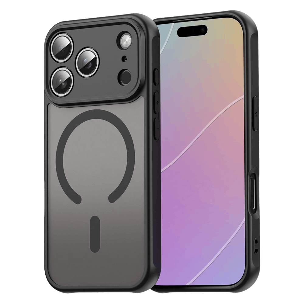 Mocaa Apple iPhone 17 Pro Slim Anti-Shock MagSafe Hoesje Zwart