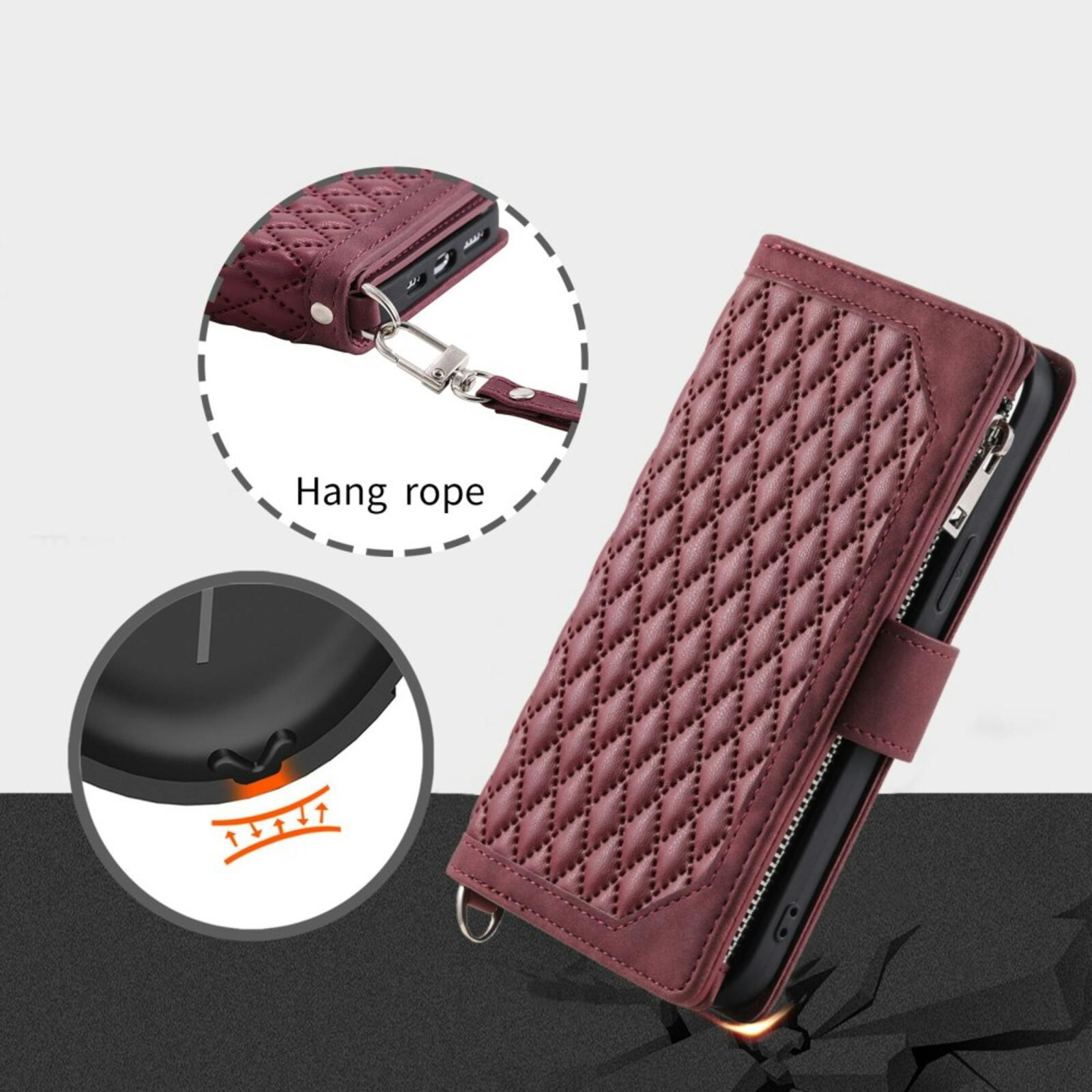 TwoTone Apple iPhone 16e Wallet Hoesje Rood