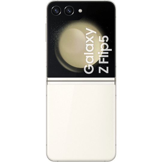 Samsung Galaxy Z Flip5 5G Beige - Achterkant