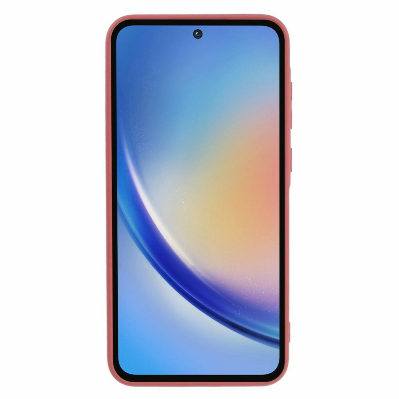 Mocaa Samsung Galaxy A55 Hoesje Rood