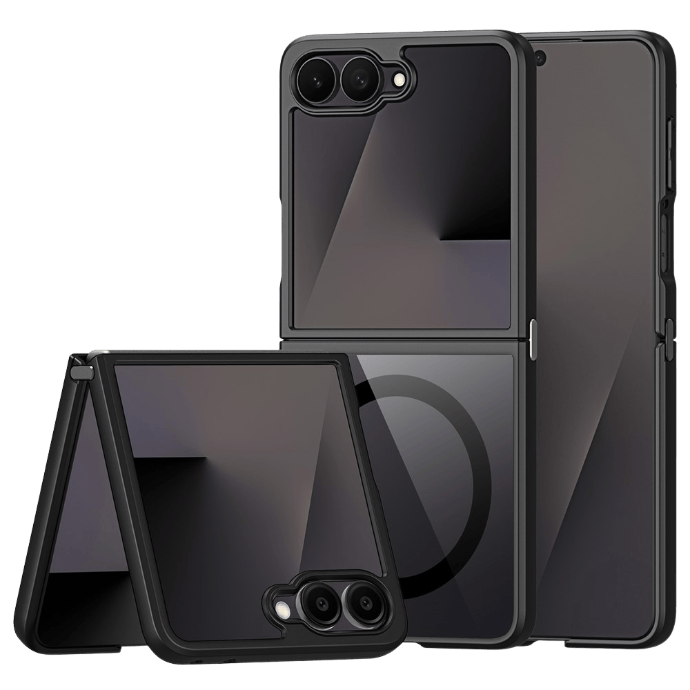 DUX DUCIS Samsung Galaxy Z Flip8 Aimo Series Qi2 Beschermhoesje Zwart