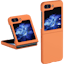 Just in Case Galaxy Z Flip5 Hard Hoesje Oranje - Voorkant
