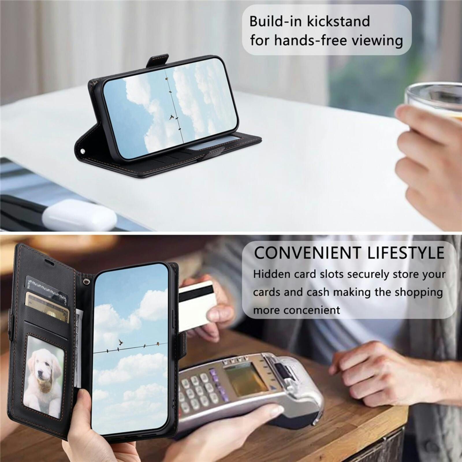 TwoTone Samsung Galaxy S25 FE Booky Zwart