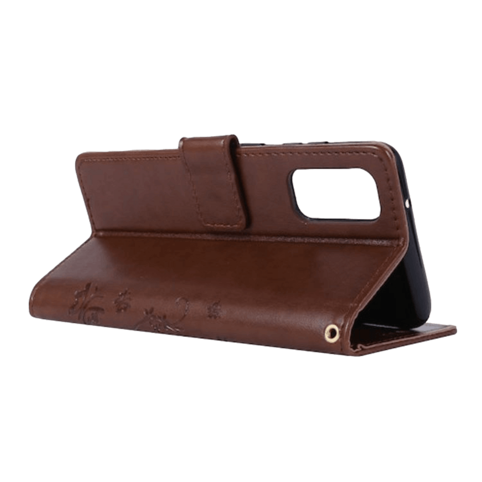 Mocaa Samsung Galaxy S20 Booklet Telefoonhoesje Bruin