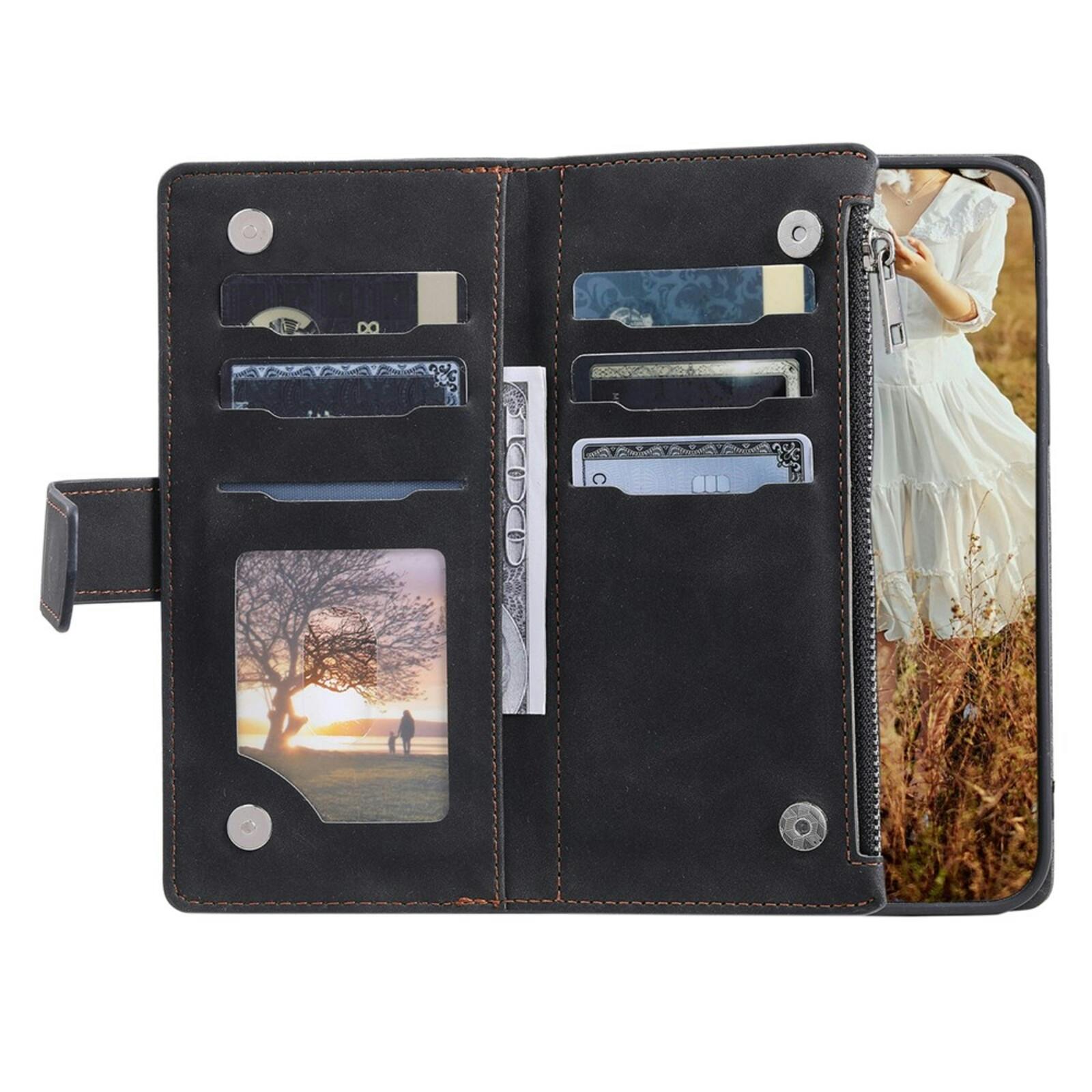 TwoTone Samsung Galaxy S25 Wallet Hoesje Zwart