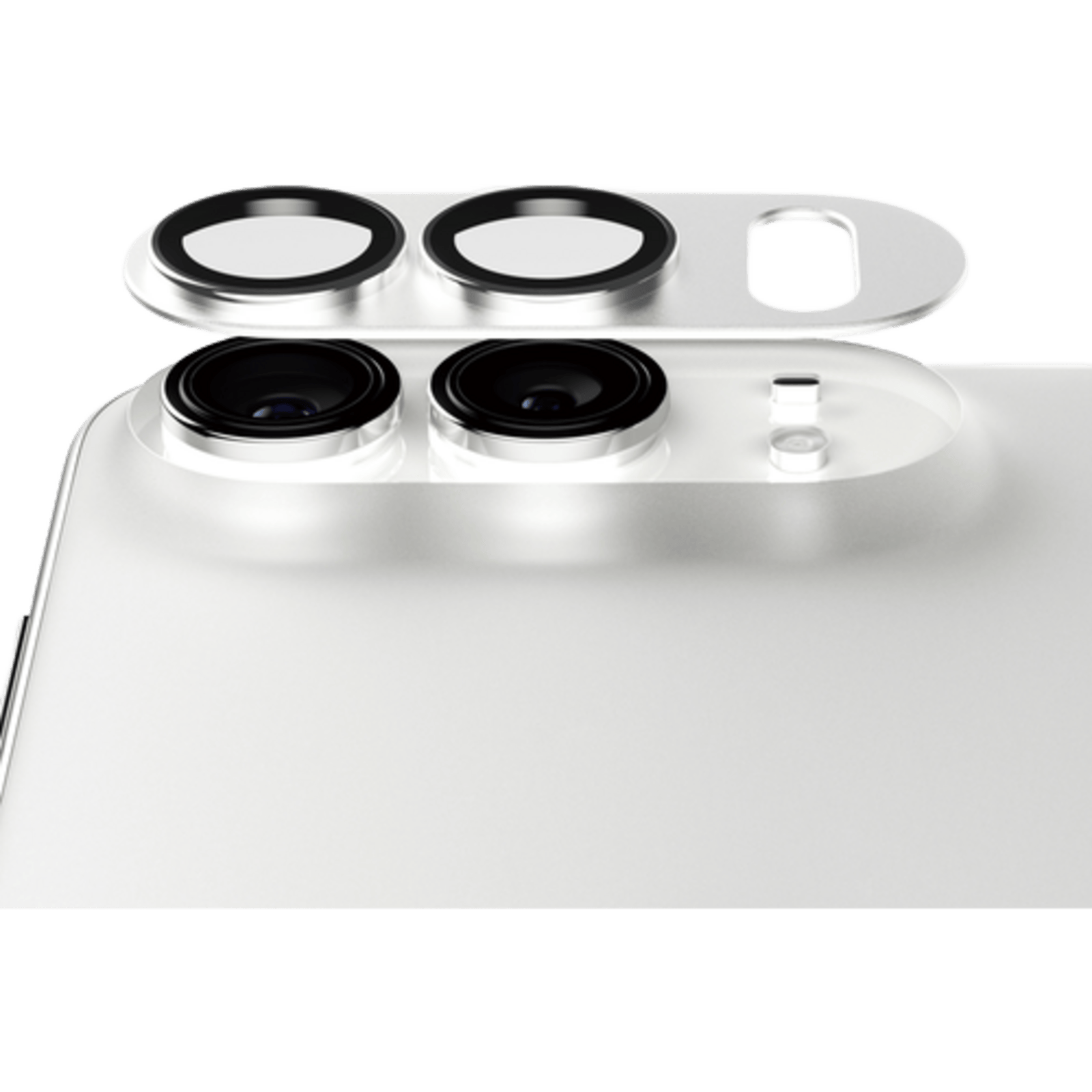 PanzerGlass iPhone Duo Fender Camera Protector Wit