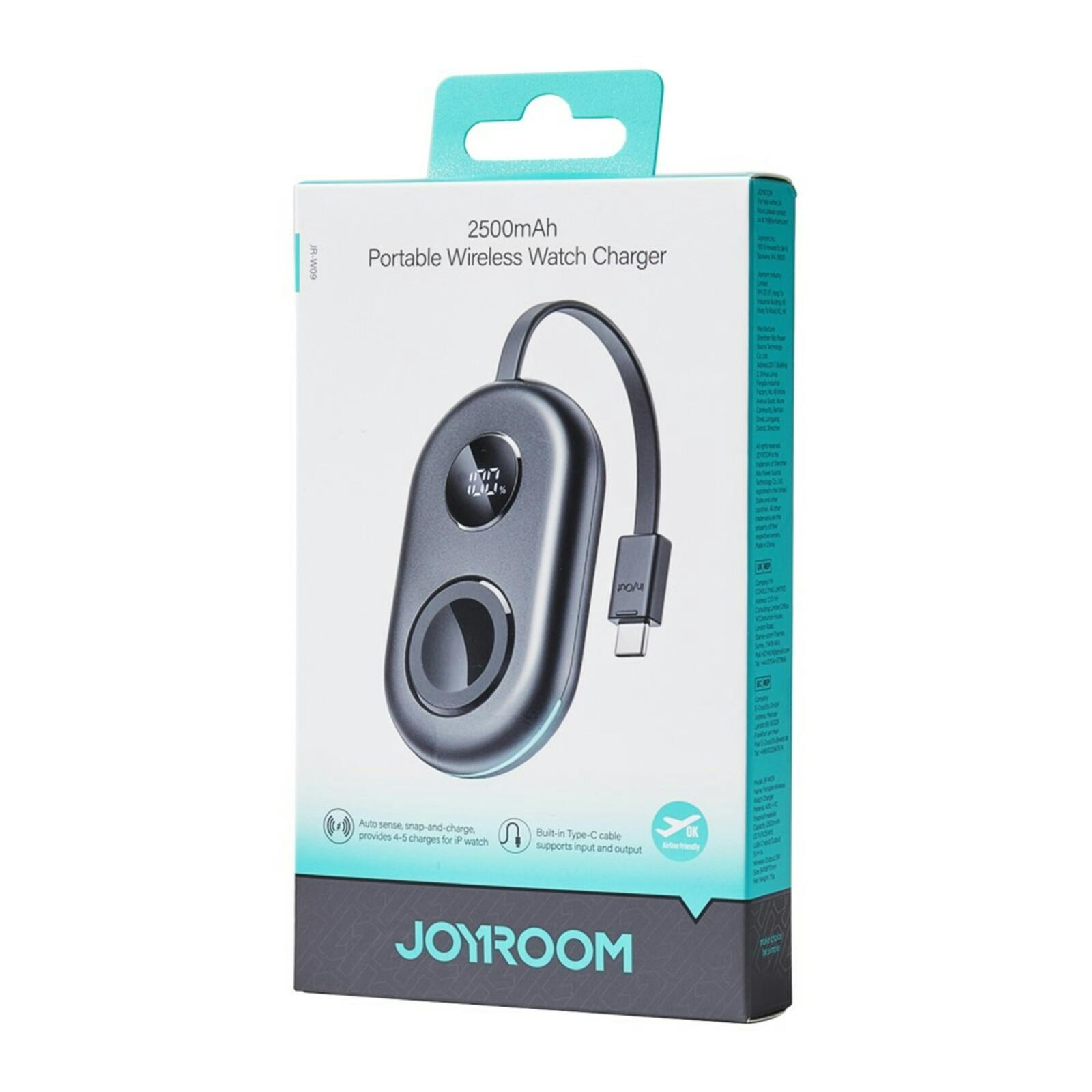 Joyroom 2.500 mAh Wireless Apple Watch Charger Zwart