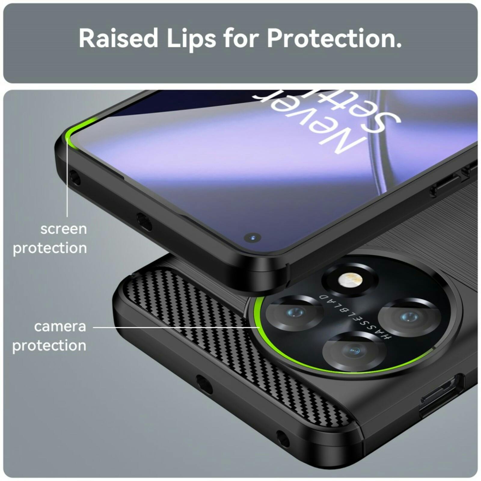 Mocaa OnePlus 11 Schokbestendig Hoesje Zwart