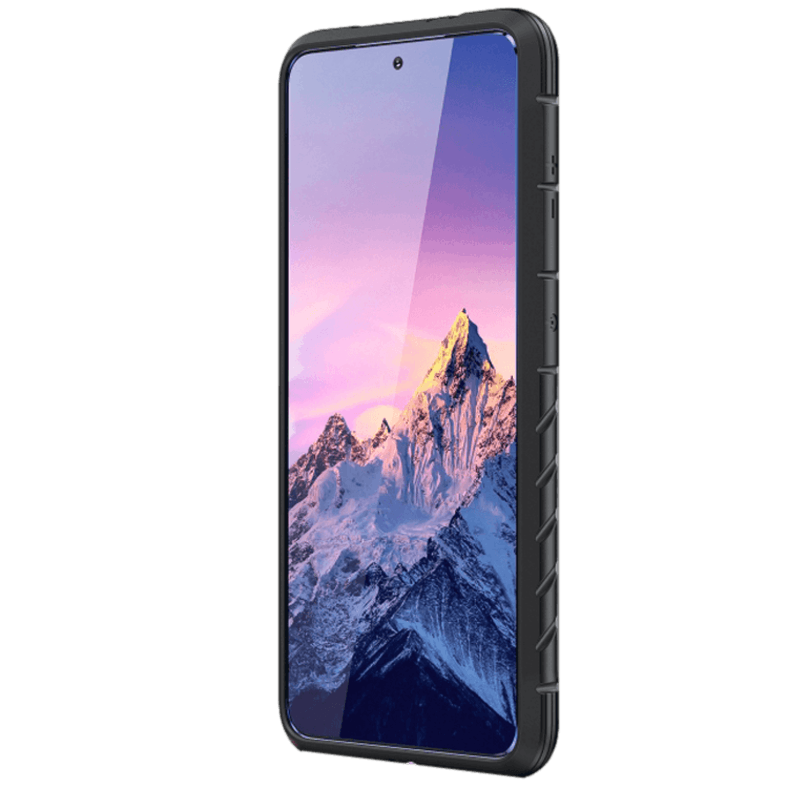 iPaky Samsung Galaxy S21 Ultra Thunder Series Stevig Aluminium Hoesje Zwart