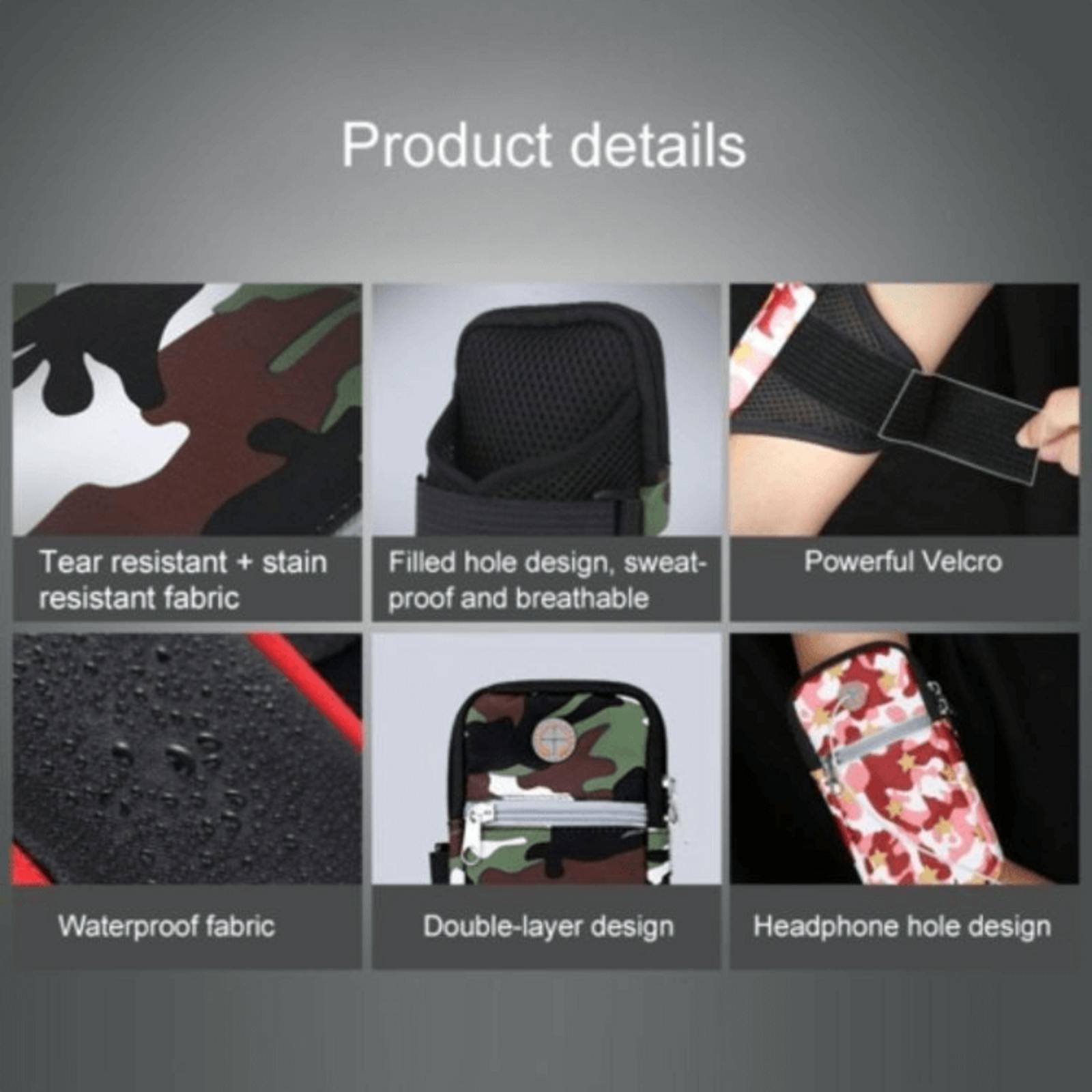 Comfycase Multifunctionele Opberghoes Met Armband Meerkleurig XL