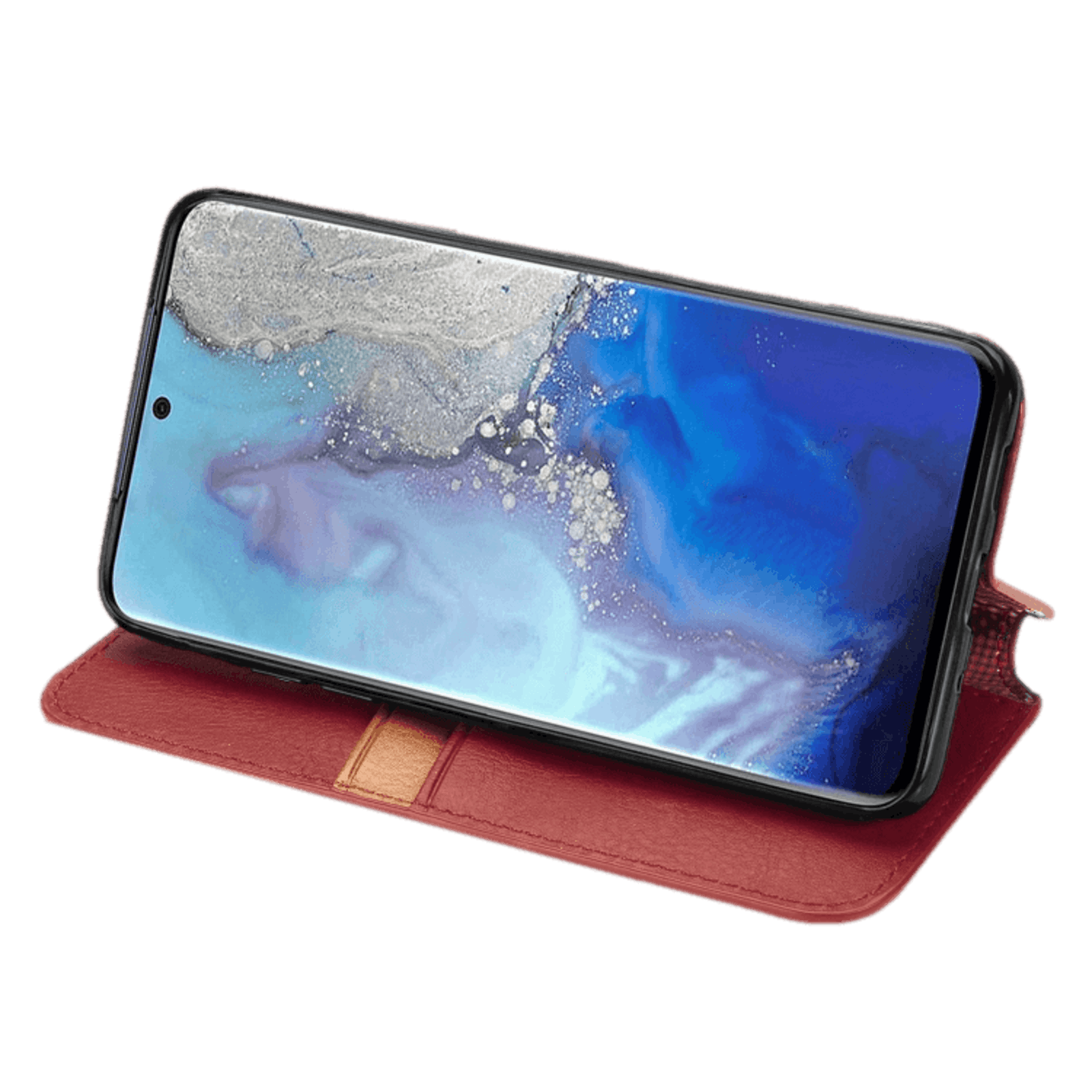 CaseBody Samsung Galaxy S20 Cubic Hoesje met Magneetsluiting Rood