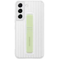 Samsung Galaxy S22 Protective Standing Hoesje White - Voorkant