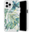 Selencia iPhone 13 Pro Max Trendy Hoesje Jungle Bladeren - Voorkant